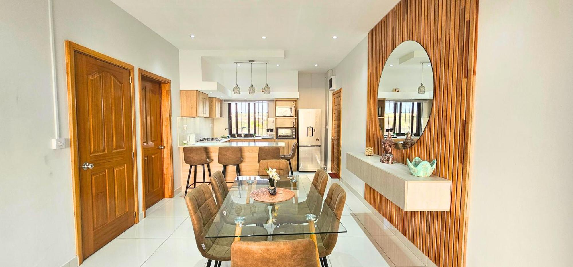 شقة Zen Retreat With Stunning Sea Views And Sunsets Flic-en-Flacq المظهر الخارجي الصورة