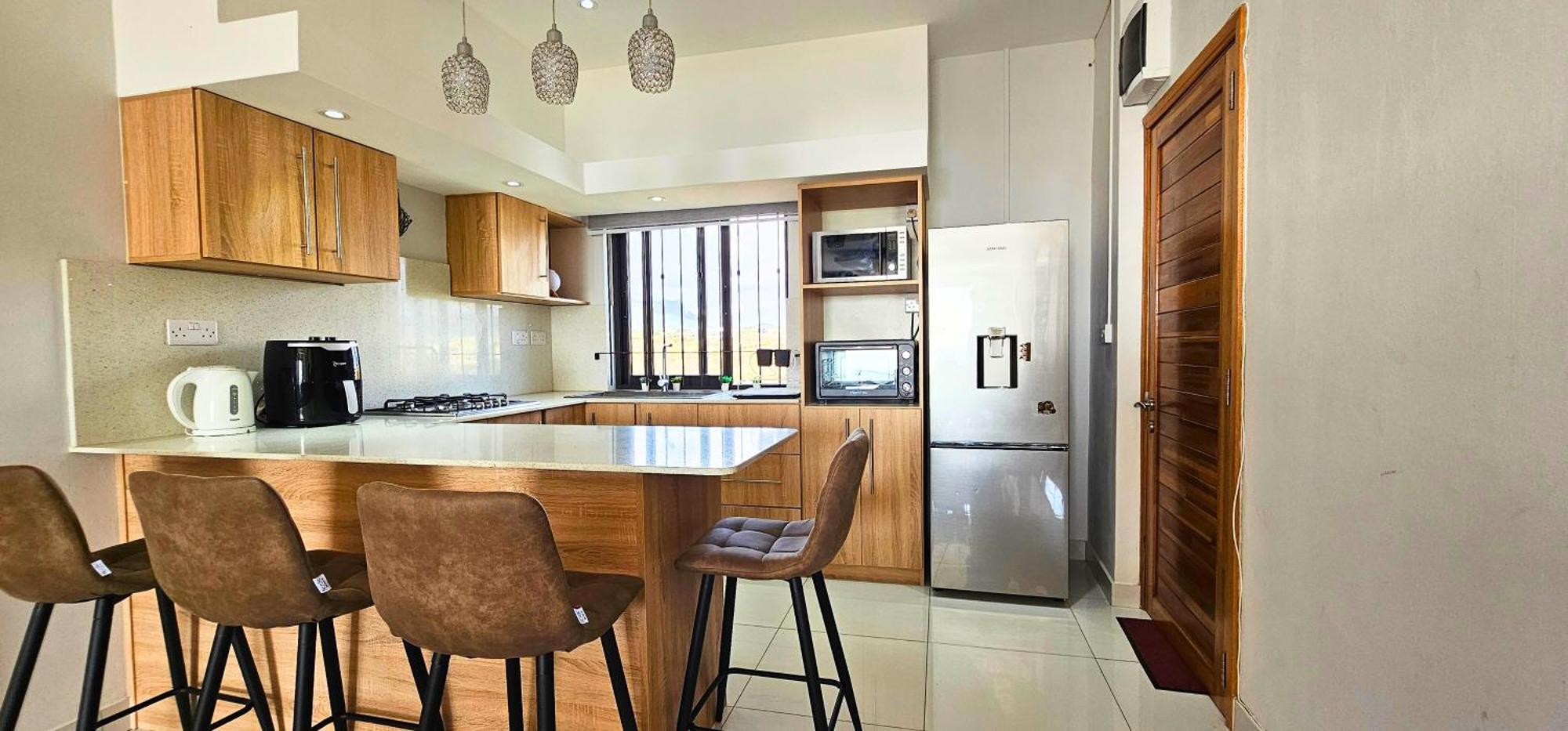 شقة Zen Retreat With Stunning Sea Views And Sunsets Flic-en-Flacq المظهر الخارجي الصورة