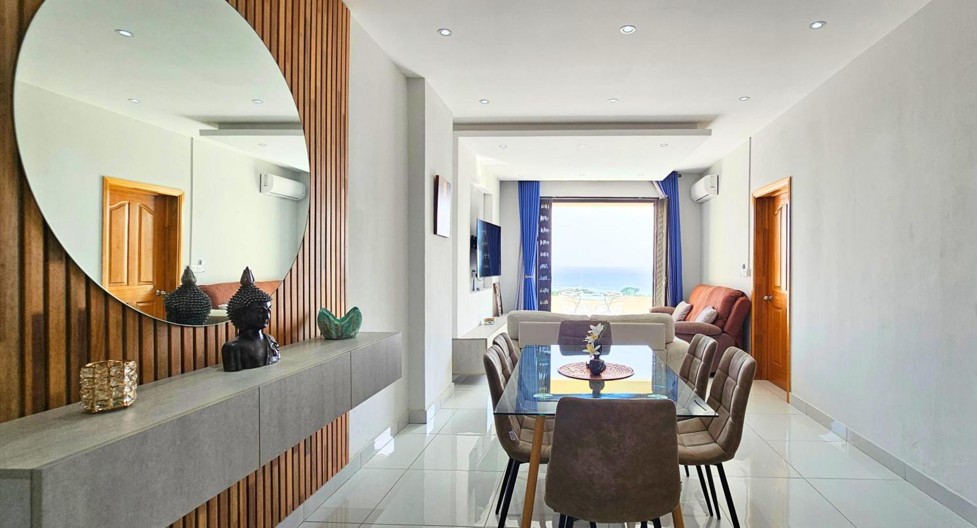 شقة Zen Retreat With Stunning Sea Views And Sunsets Flic-en-Flacq المظهر الخارجي الصورة