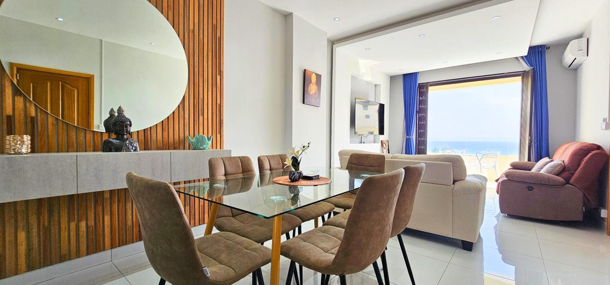 شقة Zen Retreat With Stunning Sea Views And Sunsets Flic-en-Flacq المظهر الخارجي الصورة